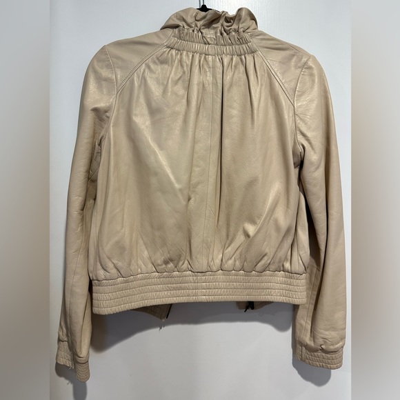 Hinge Leather Bomber Jacket - Picture 3 of 5